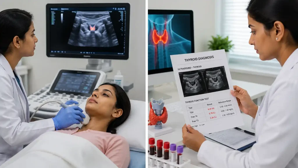 Thyroid nodule ultrasound